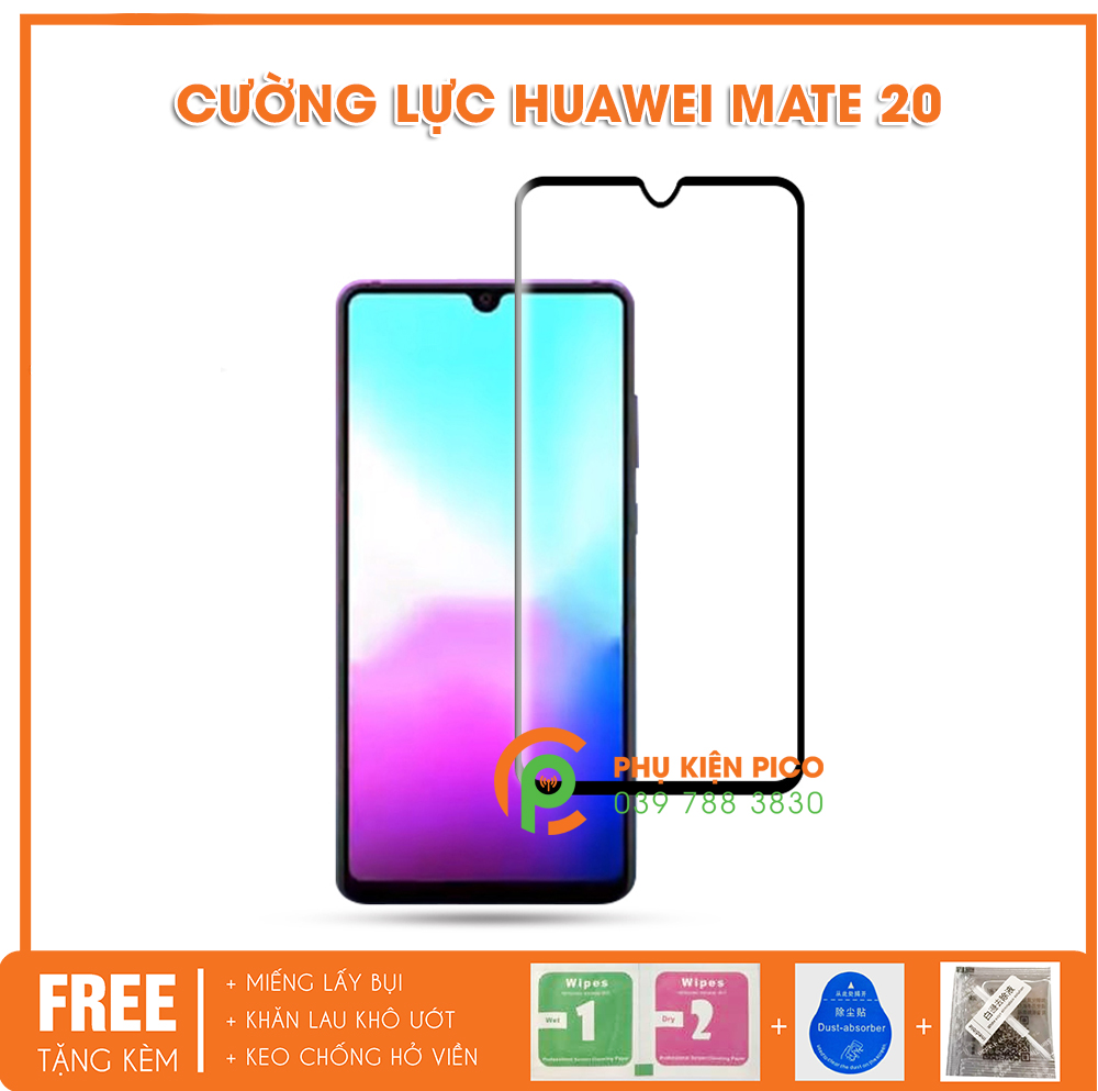 Kính cường lực Huawei Mate 20 2018 full viền độ cứng 9H
