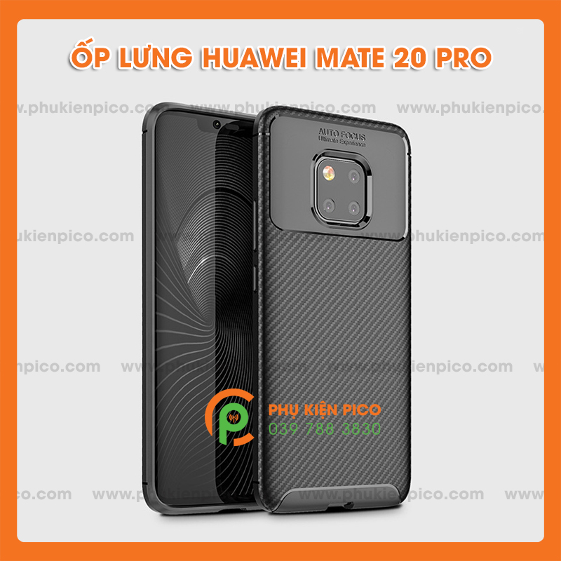 Ốp lưng Huawei Mate 20 Pro 2018 siêu bền chống sốc bảo vệ camera