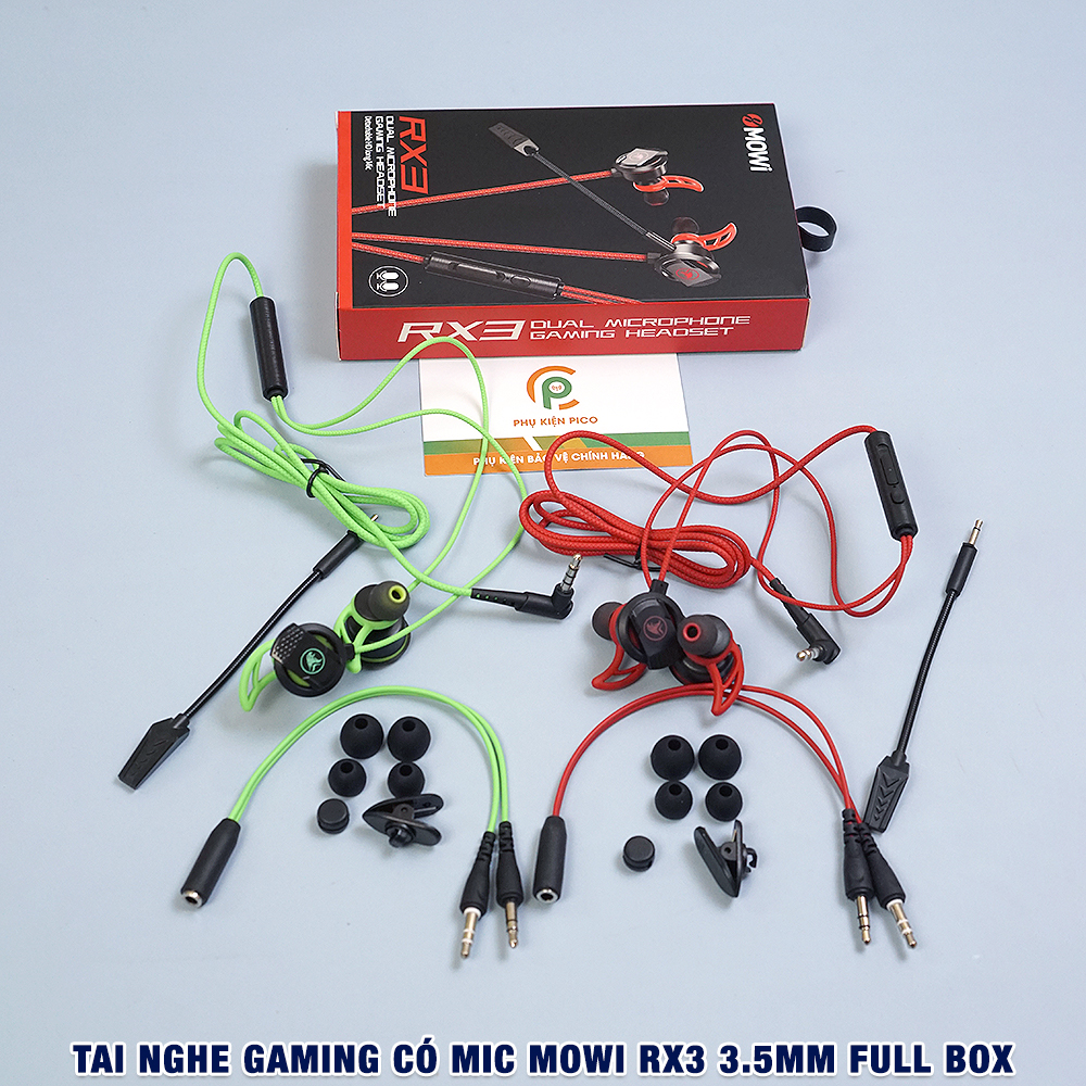 Tai nghe gaming có mic rời xMOWi RX3 Tai nghe gaming có dây Plextone