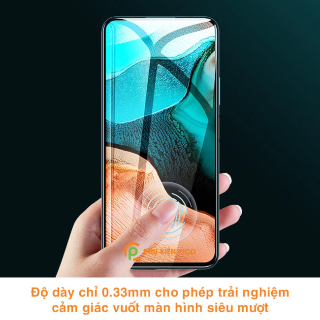 Kính cường lực Redmi K30 Pro full màn hình hiển thị chính hãng Nillkin Amazing H trong suốt