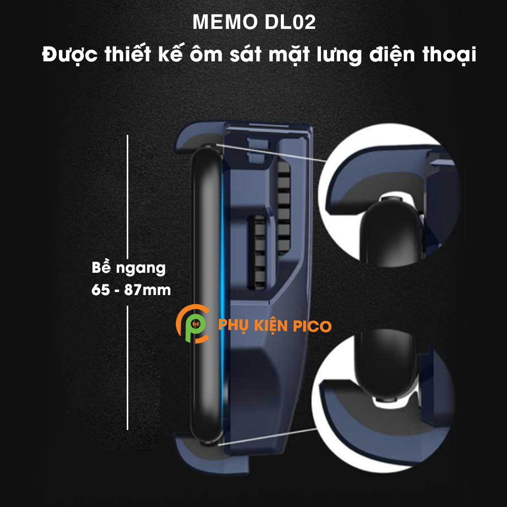 So sánh Tin tức So sánh 2 sản phẩm quạt tản nhiệt điện thoại có sò lạnh Memo DL01 và Memo DL02