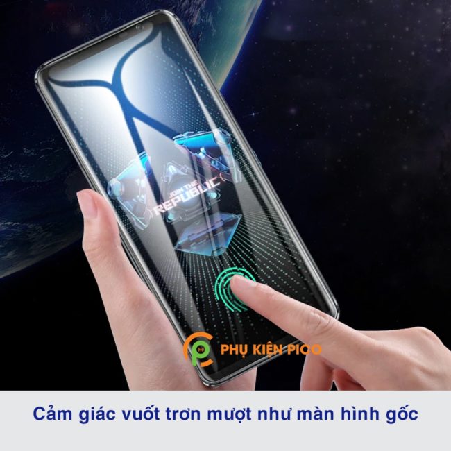 Dán màn hình Asus Rog Phone 5 Pro full màn dẻo trong suốt