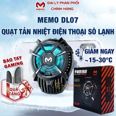 Memo-DL079-375x375 Quạt tản nhiệt điện thoại Hà Nội, Hồ Chí Minh chính hãng Memo, Flydigi, Black Shark