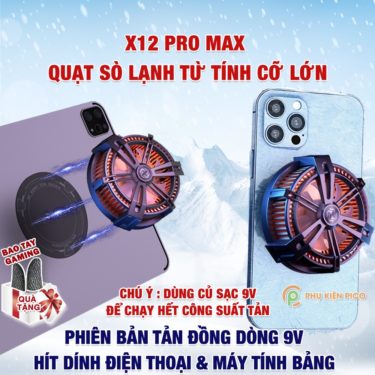 X12-Pro-Max-375x375 Quạt tản nhiệt điện thoại Hà Nội, Hồ Chí Minh chính hãng Memo, Flydigi, Black Shark