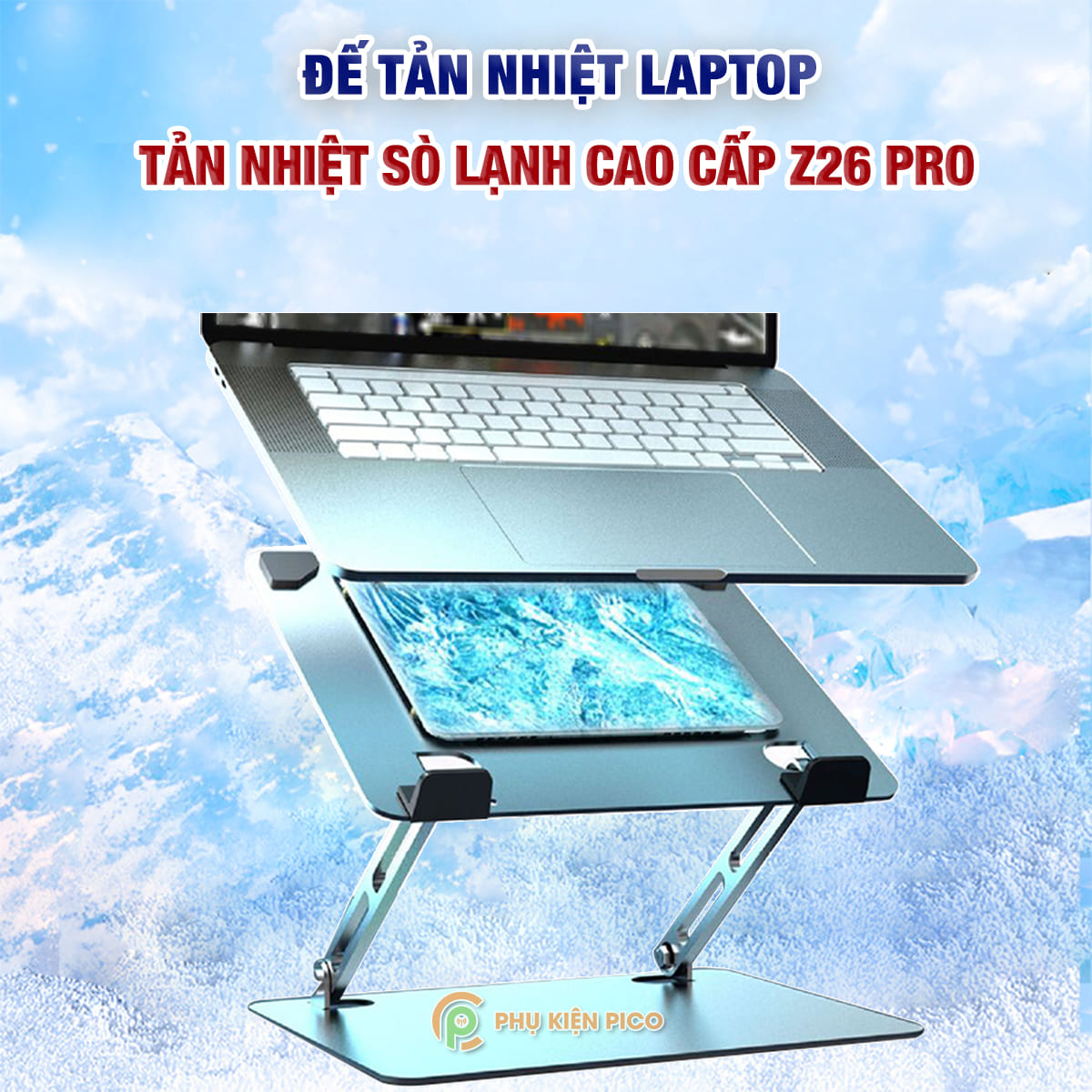 Quạt tản nhiệt Laptop Macbook máy tính bảng Z26 Pro sò lạnh