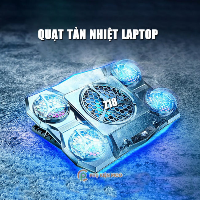 Quạt tản nhiệt laptop máy tính Z18 – Đế tản nhiệt laptop 17 inch – Giá ...