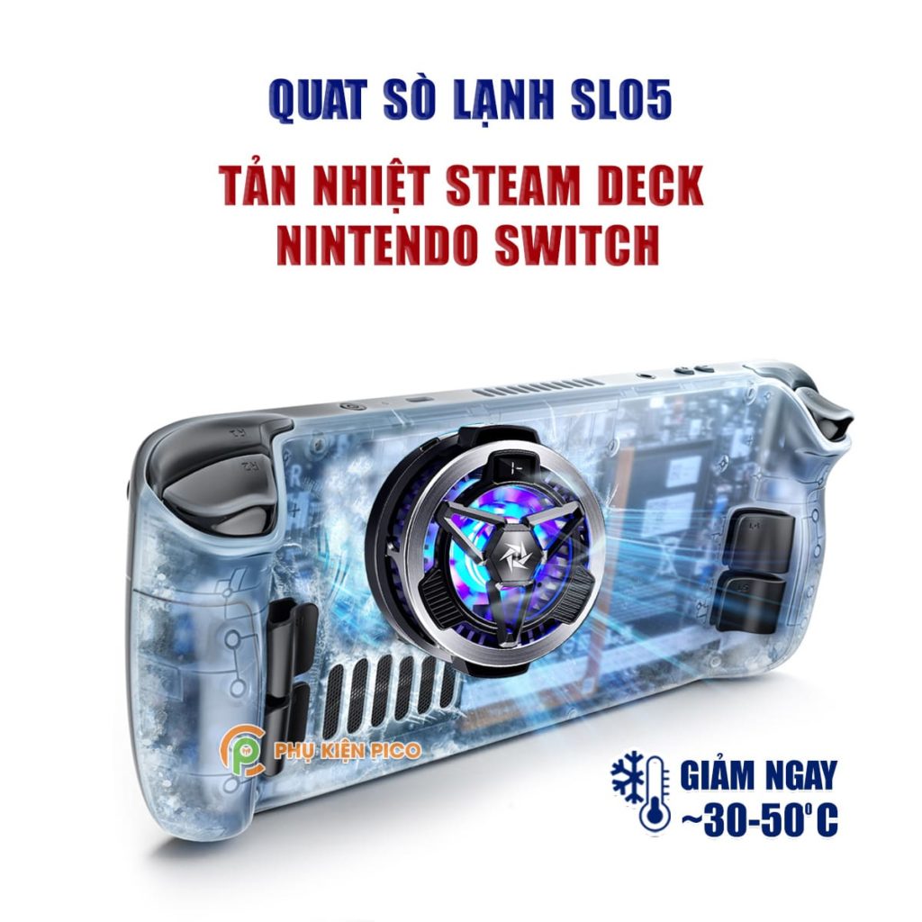 sl05-1024x1024 10 mẫu quạt tản nhiệt sò lạnh dành cho máy chơi game cầm tay Nintendo Switch, Steam Deck năm 2023