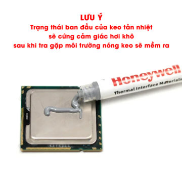 Keo tản nhiệt CPU Honeywell PTM7950-SP / PTM7958-SP 1gram 3gram chuyên dụng cho CPU GPU Máy tính, Laptop
