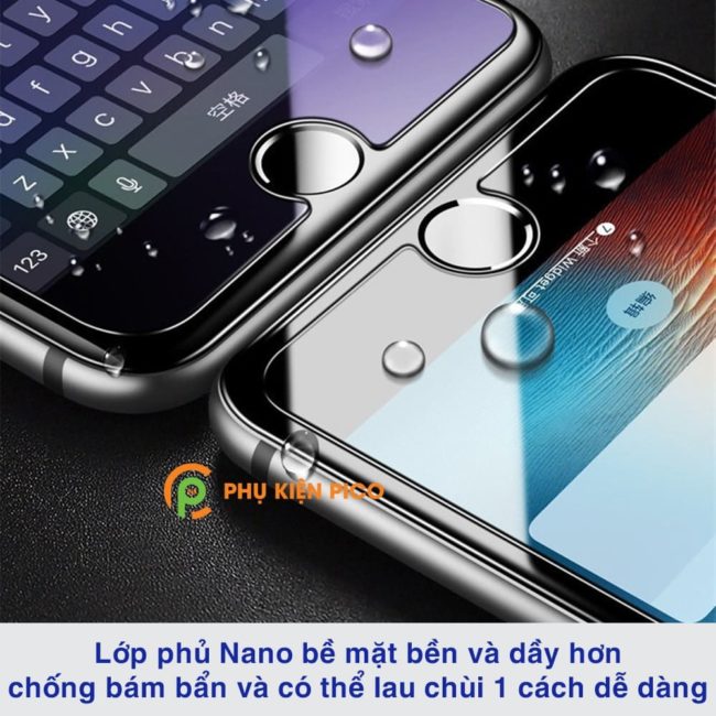 Kính cường lực Iphone 8 trong suốt full màn hình chính hãng GOR