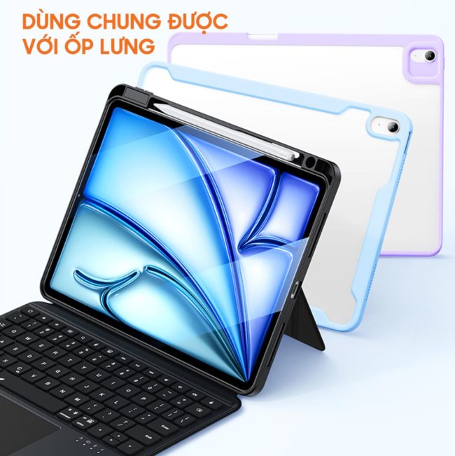 Kính cường lực Apple Ipad Mini 7 8.3 Inch full màn hình chính hãng Smart Devil