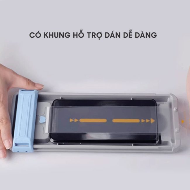 Kính cường lực Vivo X200 Pro chính hãng Gor full keo màn dùng được vân tay siêu âm trơn mượt có khung hỗ trợ dán