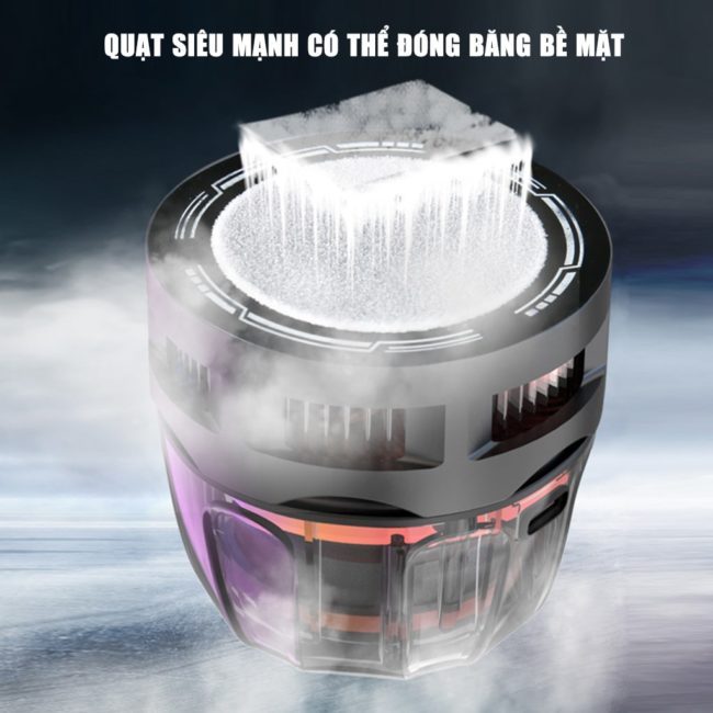 Quạt tản nhiệt sò lạnh F118 có loa bluetooth phát nhạc, Tản nhiệt điện thoại F118 đóng băng kèm loa nghe nhạc