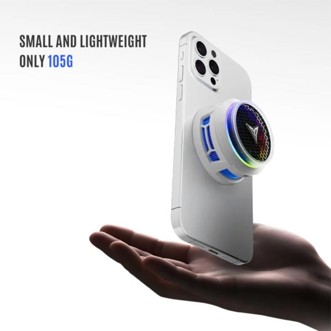 Quạt tản nhiệt điện thoại sò lạnh cao cấp Flydigi B8X 27W Led RGB có App điều điều chỉnh nhiệt độ