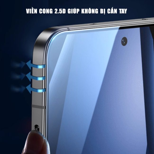 Kính cường lực Oneplus 13T trong suốt full màn hình chính hãng Smart Devil