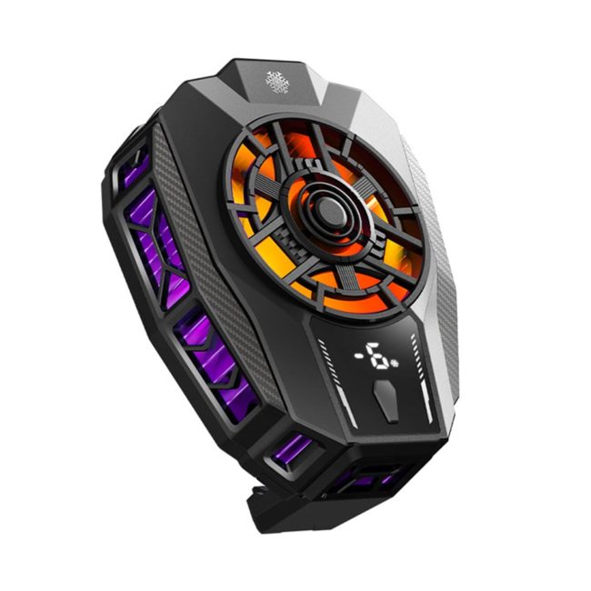 Quạt tản nhiệt điện thoại sò lạnh C50 Led RGB Gaming sò lạnh cỡ lớn 30x30mm giảm nhiệt nhanh