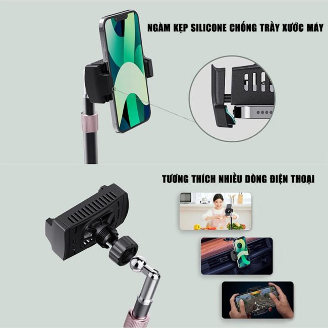 Quạt tản nhiệt điện thoại sò lạnh ngàm kẹp J22 chuyên dụng hỗ trợ livestream độ ồn thấp