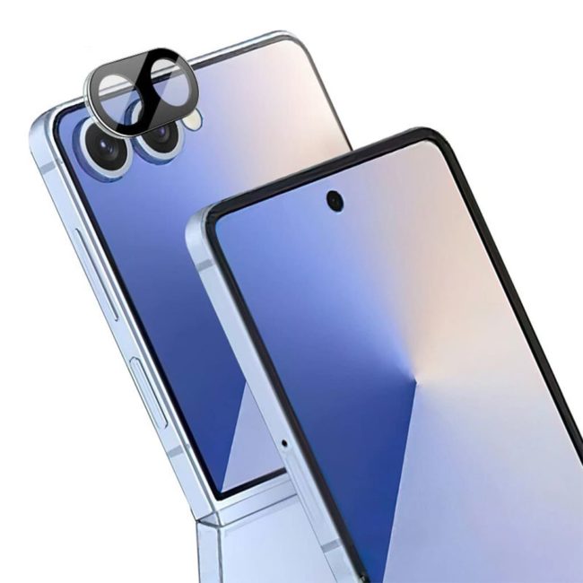 Dán camera Samsung Galaxy Z Flip 7 5G thấu kính nổi 3D cao cấp cường lực camera độ cứng 9H trong suốt