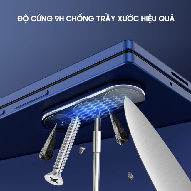 Dán camera Samsung Galaxy Z Fold 7 5G thấu kính nổi 3D cao cấp cường lực camera độ cứng 9H trong suốt