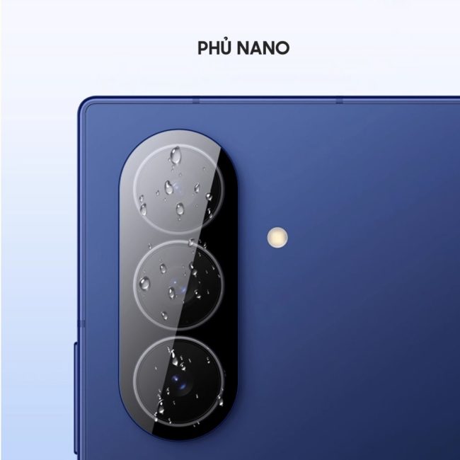 Dán camera Samsung Galaxy Z Fold 7 5G thấu kính nổi 3D cao cấp cường lực camera độ cứng 9H trong suốt