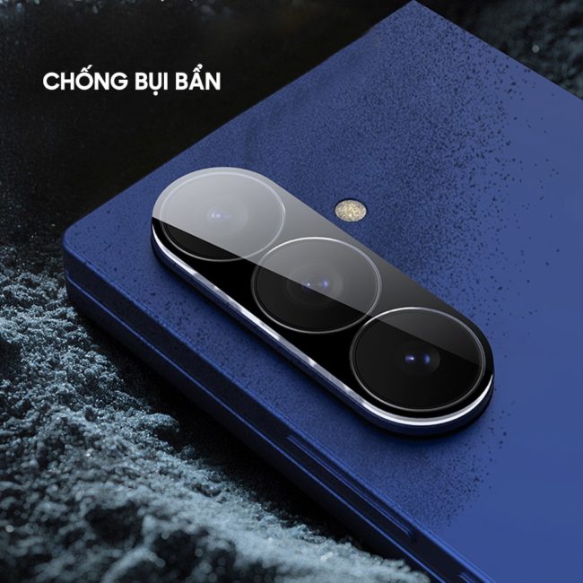 Dán camera Samsung Galaxy Z Fold 7 5G thấu kính nổi 3D cao cấp cường lực camera độ cứng 9H trong suốt