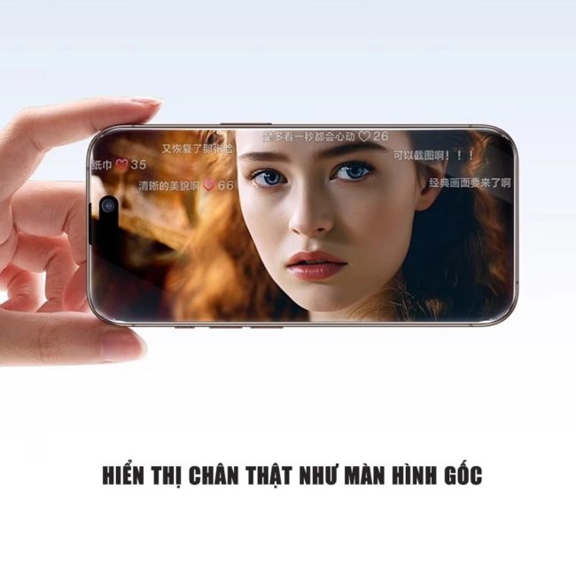 Kính cường lực chống nhìn trộm Iphone 15 Pro Max full màn hình khung tự dán chính hãng Smart Devil