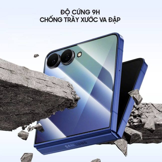Kính cường lực màn hình phụ Samsung Galaxy Z Flip 7 5G full màn hình chống trầy xước va đập