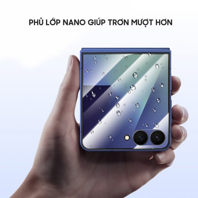Kính cường lực màn hình phụ Samsung Galaxy Z Flip 7 5G full màn hình chống trầy xước va đập