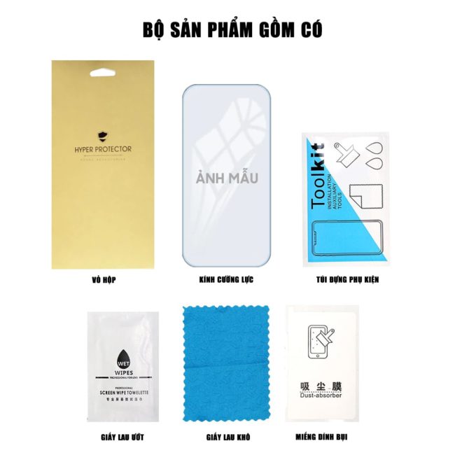 Kính cường lực Samsung Galaxy Z Fold 7 5G trong suốt full màn hình viền đen siêu mỏng nhận vân tay chính hãng HYPER+