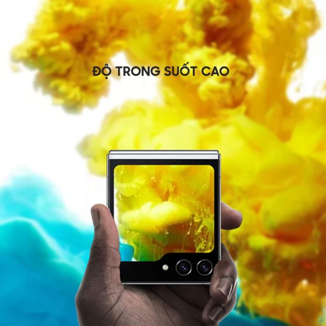 Kính cường lực màn hình phụ Samsung Galaxy Z Flip 6 5G full màn hình chống trầy xước va đập