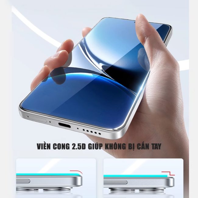 Kính cường lực Xiaomi Redmi Turbo 4 Pro trong suốt full màn hình chính hãng Smart Devil