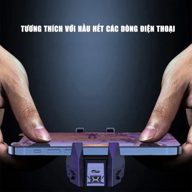 Quạt tản nhiệt điện thoại sò lạnh J42 Led RGB giảm nhiệt nhanh chơi game pubg freefire liên quân mobile