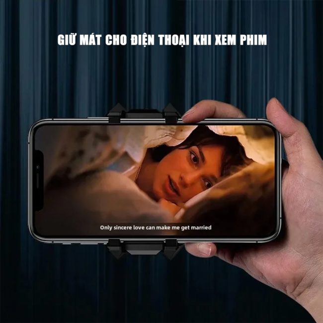 Quạt tản nhiệt điện thoại sò lạnh J42 Led RGB giảm nhiệt nhanh chơi game pubg freefire liên quân mobile