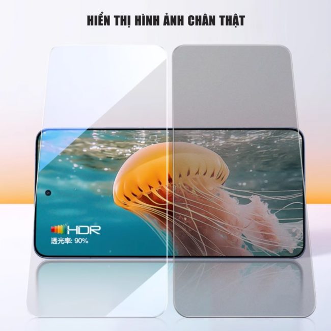 Kính cường lực Oppo K13 Turbo Pro trong suốt full màn hình nhận vân tay chính hãng Smart Devil