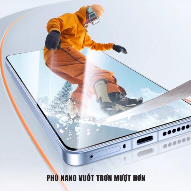 Kính cường lực Oppo K13 Turbo Pro trong suốt full màn hình nhận vân tay chính hãng Smart Devil