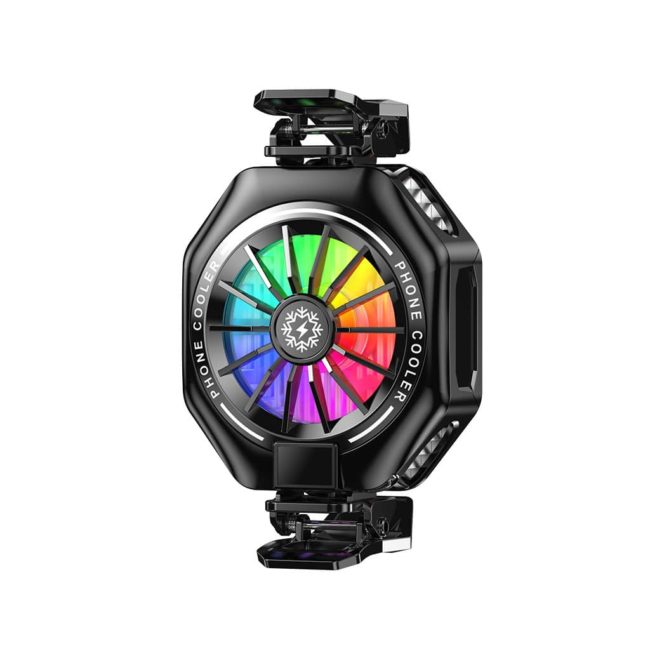 Quạt tản nhiệt điện thoại sò lạnh từ tính có ngàm kẹp rời X156 Pro Max 24W Led RGB Gaming hỗ trợ tăng FPS Game Mobile Liên Quân Pubg FF