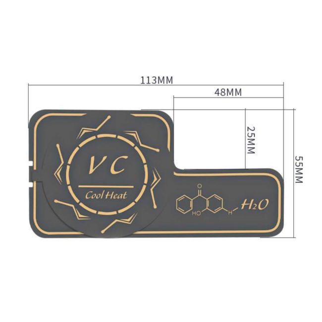 Tấm đồng tản nhiệt từ tính cấu trúc mao dẫn chất lỏng hiệu suất cao V8 Pro Max dùng cho quạt tản nhiệt điện thoại sò lạnh