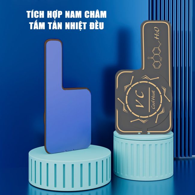 Tấm đồng tản nhiệt từ tính cấu trúc mao dẫn chất lỏng hiệu suất cao V8 Pro Max dùng cho quạt tản nhiệt điện thoại sò lạnh