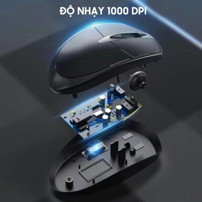 Chuột máy tính laptop có dây văn phòng gaming G1 1000 DPI USB giá rẻ phù hợp cho học sinh sinh viên nhân viên văn phòng