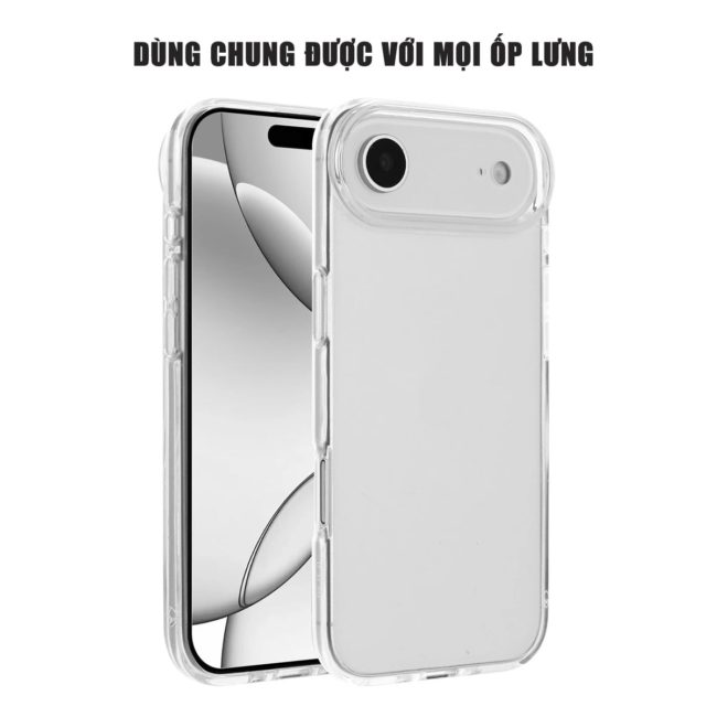 Kính cường lực Iphone Air trong suốt full màn hình không viền Smart Devil