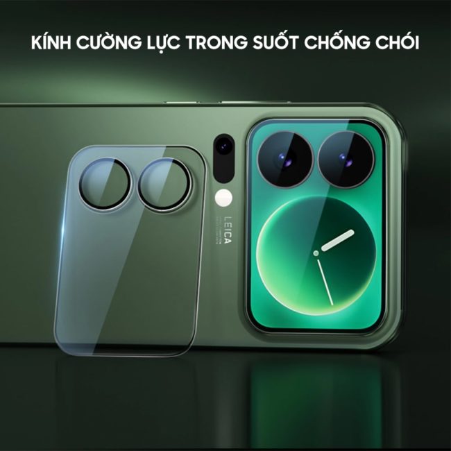 Kính cường lực màn hình phụ và camera Xiaomi 17 Pro Max full màn hình chống chói AR Anti-Reflection chống trầy xước va đập