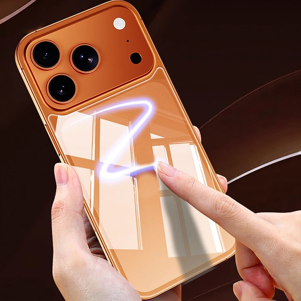 Kính cường lực lưng Iphone 17 Pro Max trong suốt full mặt lưng độ cứng 9H