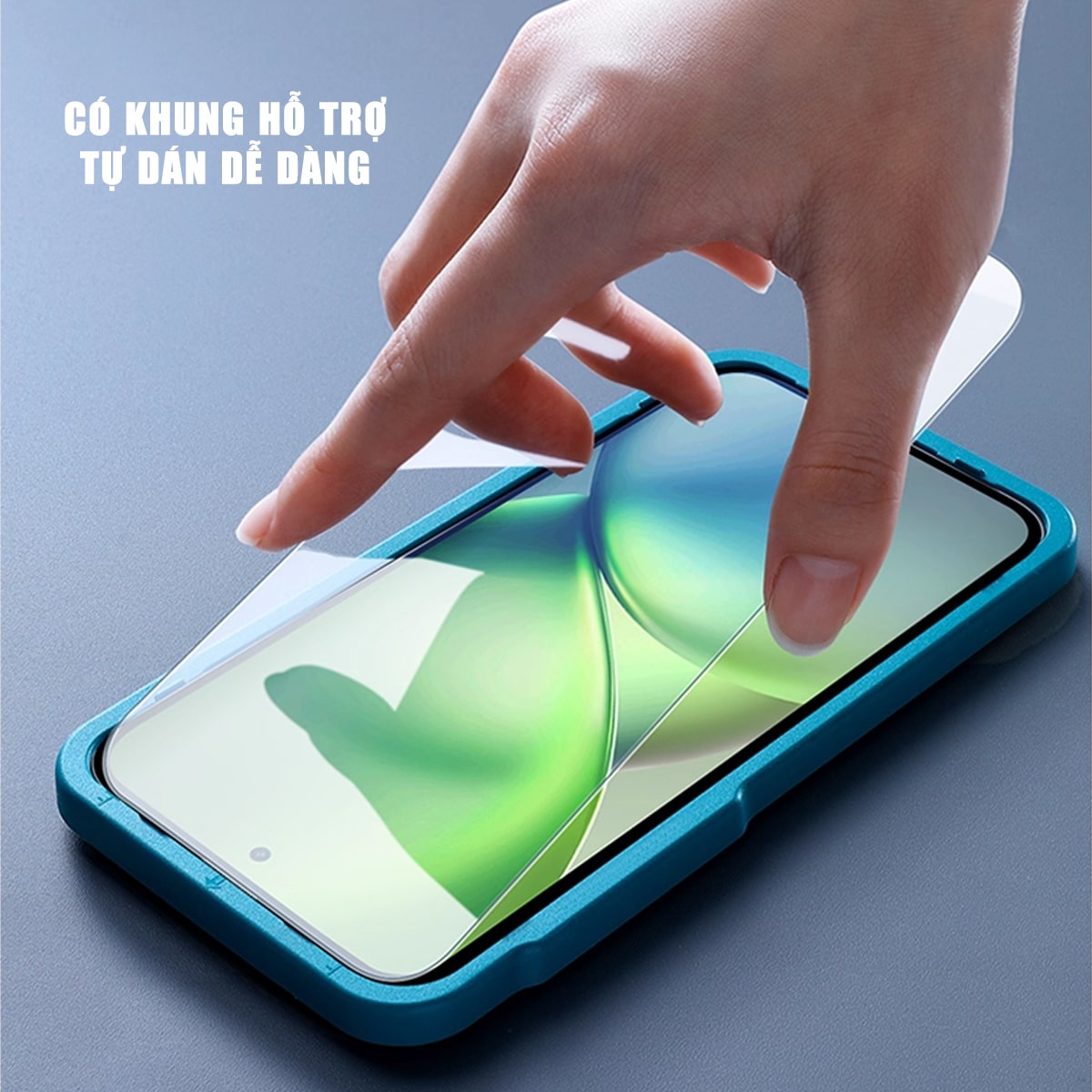 Kính cường lực Oppo Find X9 Pro trong suốt không viền full màn hình Smart Devil có khung hỗ trợ dán