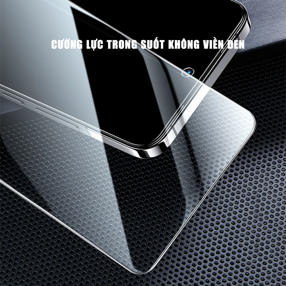 Kính cường lực Vivo X300 Pro trong suốt không viền full màn hình Smart Devil có khung hỗ trợ dán