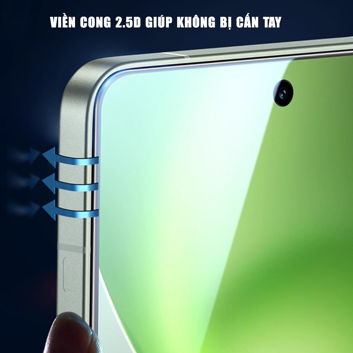 Kính cường lực Vivo X300 Pro trong suốt không viền full màn hình Smart Devil có khung hỗ trợ dán