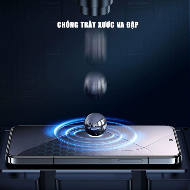 Kính cường lực Xiaomi 17 Pro trong suốt full màn hình chính hãng Smart Devil