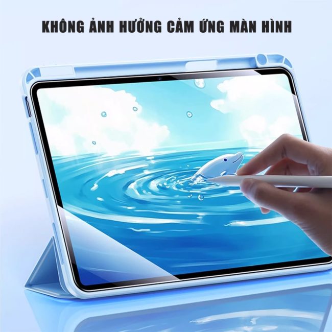 Kính cường lực Xiaomi Pad 7 full màn hình chính hãng Smart Devil có khung hỗ trợ dán