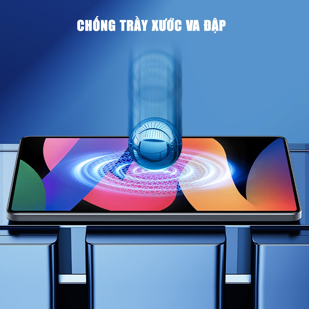 Kính cường lực Xiaomi Redmi Pad Pro 2024 full màn hình Smart Devil có khung hỗ trợ dán