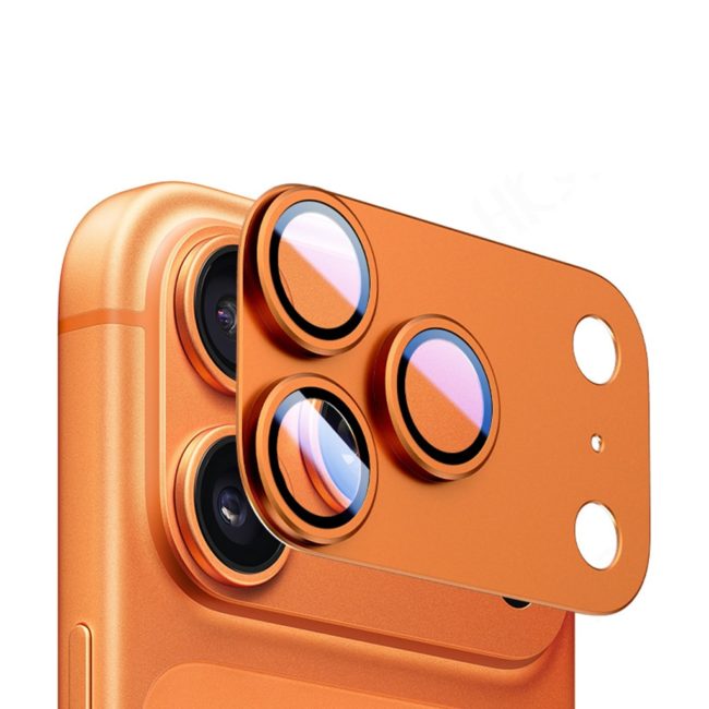 Dán camera Iphone 17 Pro khung nhôm kèm kính cường lực chống trầy xước va đập bảo vệ camera