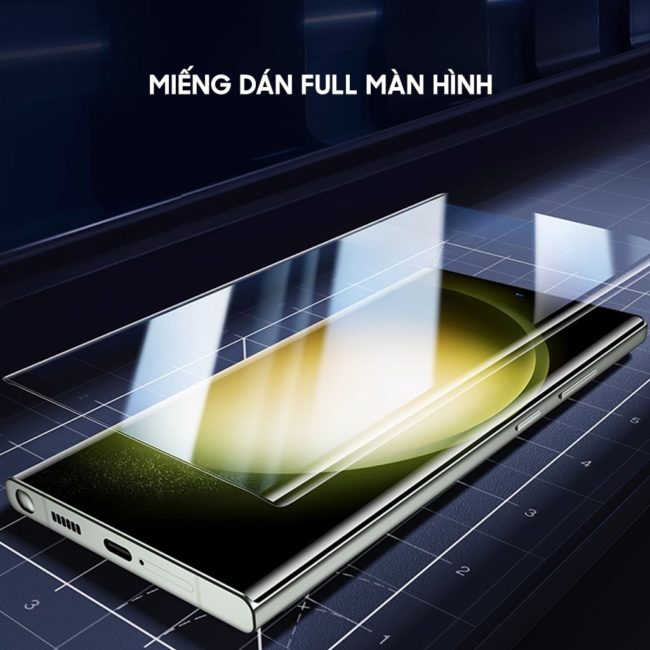 Dán màn hình Samsung Galaxy S23 Ultra full màn hình dẻo trong suốt Hydrogel PPF cao cấp chính hãng Smart Devil