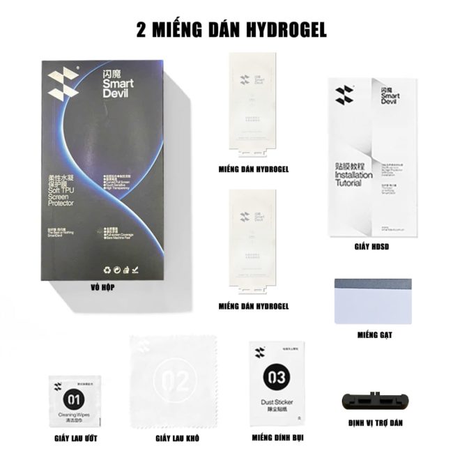 Dán màn hình Samsung Galaxy S23 Ultra full màn hình dẻo trong suốt Hydrogel PPF cao cấp chính hãng Smart Devil